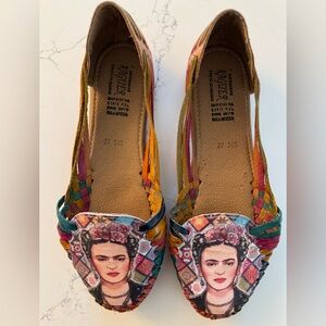 Freda Kahlo Leather Women's Shoes